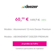 Propose tous les bons de r duction ainsi que les codes promos et codes. Deezer Premium En Vente Privee Sur Veepee 12 Mois D Abonnement A Moins 50