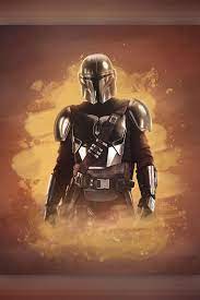 The Mandalorian Poster Art Print Star Wars Digital Painting Disney Mandalorian Poster Star Wars Star Wars Episodes