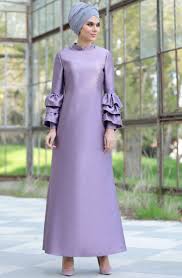 Ulviye Portakal Eliza Abiye 5389 Lila Sitemize Ulviye Portakal Eliza Abiye 5389 Lila Tesettur Elbise Eklenmi Model Pakaian Pakaian Wanita Model Pakaian Hijab