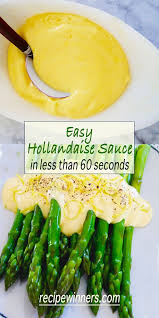 Easy Hollandaise Sauce In Less Than 60 Seconds Recipe For Hollandaise Sauce Easy Hollandaise Easy Hollandaise Sauce