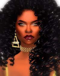 Sellasusims4 The Sims 4 Create A Sim Happy Anniversary The Black Simmer Kijiko Sims Catplnt Sl Xmi Sims 4 Afro Hair Sims 4 Black Hair Sims 4 Curly Hair