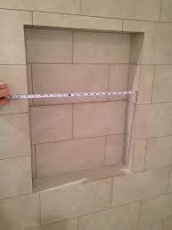 The 3 compartment niche is convenient for holds multi size items. Conflicting Contractors How To Anchor A Shower Niche Shelf