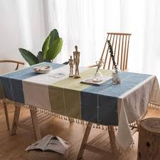 Buy wfljl simple style cover cloth picnic table cotton rectangle tablecloth 140x200cm: 140x160cm Saneki Plaid Tablecloths Linen Blue Washable Rectangular Table Cloth Cover For Dining Room Hotel Restaurant 55x63 Home Garden Store Tablecloths Eco Packsystem At