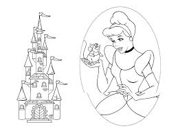 For kids adults you can print princess or color online. Disney Princess Castle Coloring Pages