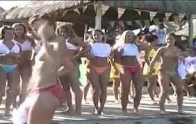 Spring break back yard homemade skin to win wet tshirt contest. Wet T Shirt Contest Sa3 Spring Break 2001 Biguz Net