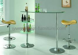 Export Glass Bar Table Swivel Bar Chair Bar Stool Bar Furniture