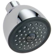 Delta Faucet Rp38357 Fundamentals Single Setting Shower Head Chrome Shower Cleaner Delta Faucets Shower Heads