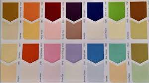 His focus on the nature of light and color, and experimentation slitting sunlight with a prism lead to his color circle. Latest Colours Combination House Colours Chart Asian Paint Colours Chart Soyab Tech Youtube
