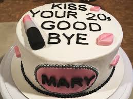 Surprise 30th Birthday Cake Ideas For Husband Kiss Your 20s Goodbye Cake Goodbye Cake Surprise 30th Birthday Cake