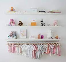 How to organize baby clothes without a closet. How To Organize Baby Clothes Without A Closet 12 Brilliant Ways Baby Room Shelves Baby Clothes Organization Clothes Storage Without A Closet