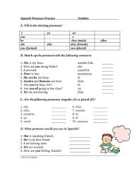 Students can practice repeating every pronoun in time with the video. Spanish Subject Pronouns Review Worksheet Pronombres Sujetos Quiz Teaching Resources