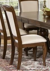 Louis philippe style is given a fresh, casual interpretation for today's consumer in hardwood solids and oak veneers for dining and bedroom. Louis Philippe Double Pedestal Table 7 Piece Dining Set In Cherry Finish By Liberty Furniture 908 T4496
