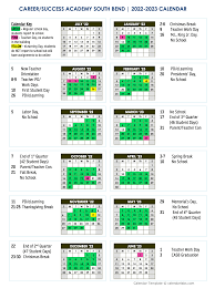 Success Academy Elementary Calendar