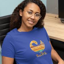 Graphic Tee, Sankofa Symbol W/ Pattern, Adinkra Print Shirt, Colorful  T-shirt, African Design Tshirt, Cotton, Ghanaian Symbol, Ethnic Tee