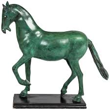 You custom bronze horse statue or portrait can depict a full horse or just its head and neck (bust). Large Bronze Horse For Sale At 1stdibs