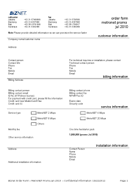 Biznet metronet koneksinya bandwidth up too /share yaa gann atau dedicated ? Biznet Order Form Metronet Promo 070110 Credit Card Email