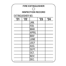 There are five classes (a, b, c, d and k). Heavy Duty Fire Extinguisher Inspection Tags 2021 Seton