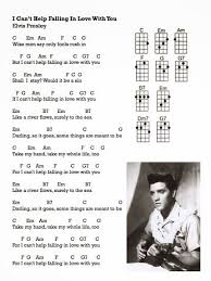 Elvis Presley Can T Help Falling In Love Ukulele Chords Elvis Presley I Can T Help Falling In Love With You Ukulele Chords Songs Ukulele Songs Ukulele Chords