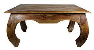 Finecasa wooden coffee table,living room tables open storage end table with shelf, 39.7 x 22 x 18.9 inches, accent tables with carved legs for living room, bedroom, natural 4.3 out of 5 stars 66 $129.90 $ 129. Sheesham Hardwood Coffee Table Handmade Opium Design 90x60cm By Ecoindia Buy Online In Andorra At Andorra Desertcart Com Productid 58220905