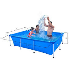 D metal frame pool set with filter pump Rectangle Swimming Pools Target