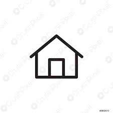 Gebäude, das menschen zum wohnen, leben und zum schutz dient. Haus Symbol Haus Zeichen Wohnung Symbol Dunne Linie Symbol Stock Vektorgrafi Crushpixel