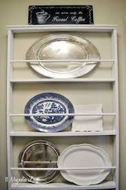Plate holders organizer for kitchen cabinets vertical small metal dish storage dying display rack for counter cupboard corner white large. Diy Plate Rack The Best Way To Stack Your Plates