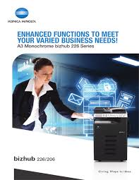 Download the latest drivers, manuals and software for your. Bizhub 226 206 Konica Minolta Malaysia Manualzz