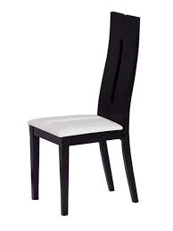 Maybe you would like to learn more about one of these? Ultra Contemporary Black Wood Dining Chair With White Leather Seat Chicago Illinois Ah6059