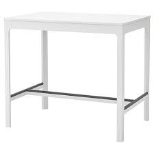 Ekedalen Table De Bar Blanc 120x80 Cm Table De Bar Ikea Table Haute Et Table Bar
