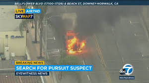 Watch abc7 los angeles live stream. U Haul Chase Stolen Vehicle Suspect Arrested After Fiery Chase Across Los Angeles Orange County Abc7 Los Angeles