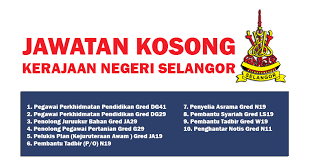 Jawatan kosong kerajaan dan swasta. Jawatan Kosong Di Suruhanjaya Perkhidmatan Awam Negeri Selangor 2019 Jobcari Com Jawatan Kosong Terkini