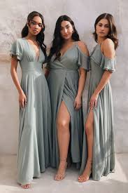 Lulus Spring Bridal Collection 2020 Now In Sizes Up To 3x In 2020 Mismatched Green Bridesmaid Dresses Bridesmaid Dresses Boho Sage Green Bridesmaid Dress