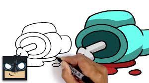 Lightly add the shadow lines. How To Draw Dead Crewmate Among Us Youtube