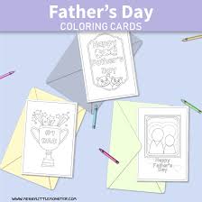 From printable fathers day crafts to precious hand art, diy mug for dad, handmade picture frame, lego creations, and so many more father's day gifts from kids. Printable Father S Day Cards To Color Messy Little Monster