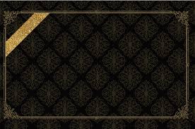 Vector Sombreamento Classico Preto Textura Moldura De Ouro Fundo Frame Background Gold Frame Gold Texture