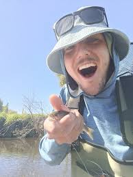 Walking the Fly'...for anyone new to fly fishing, don't forget to cast at  the fish that are just a rod length away from where you are standing! Your  Tuesday Tidbit