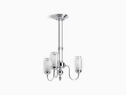 K 22657 Ch03 Artifacts Three Light Chandelier Kohler