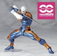 amazon com kaiyodo revoltech yamaguchi mini action figure 005 metal gear solid cyborg ninja toys games gray fox metal gear metal gear action poses