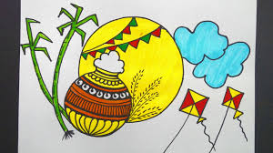 Which in result give your children a powerful sense. Easy Drawing Of Pongal Festival Pongal Festival Drawing Pongal Pot Drawing Draw Color Youtube