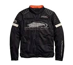 harley davidson mens screamin eagle mesh riding jacket black