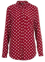 It's no surprise then that it's linked up with six inspirational creatives to shape its first collection, which. Topshop Heart Print Marocain Shirt 76 Nordstrom Lookastic