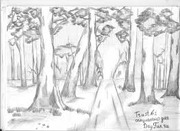 How to draw a forest with pencil step by step How To Draw Forest Step By Step How To Draw Forest Nature Art Drawings Draw Forest