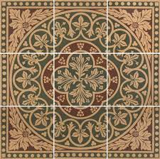 Their bevelled edge contains a slightly lighter tone; Disraeli Green Floor 9 Tile Set Collection Victorian Floor Tiles By Original Style Tilelook