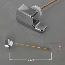 Flush the toilet and then remove the tank cover. Eljer Replacement Tank Levers For A Variety Of Toilets