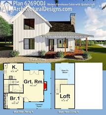 Maybe you would like to learn more about one of these? Plan 62690dj Modern Farmhouse Cabin With Upstairs Loft House Plans Farmhouse Architectural Design House Plans House Plan With Loft