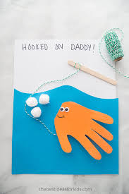Download cute printable fathers day cards to celebrate dad on father's day! Fish Handprint Card The Best Ideas For Kids