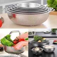Get free shipping on qualified stainless steel kitchen canisters or buy online pick up in store today in the kitchen department. Buy 2pcs Stainless Steel Fine Mesh Strainer Colander Rice Vegetable Sieve At Affordable Prices Free Shipping Real Reviews With Photos Joom