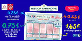 Le vendredi 14 septembre prochain, la française des jeux proposera le tirage d'un super loto « mission patrimoine », dont les grilles, qui coûtent trois euros chacune, sont en vente à partir de ce lundi 3 septembre. Loto Du Patrimoine 2019 Jouez Pour 13 Millions D Euros Ce Dimanche 14 Juillet 2019