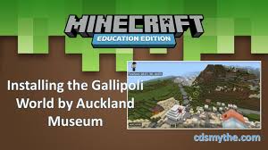 From minecraftmaps.com) to education edition? Minecraft Education Edition Gallipoli World Cdsmythe