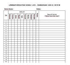 Buku kegiatan siswa kelas sd/mi merupakan salah satu buku penunjung kegiatan siswa saat melaksanakan belajar dirumah dengan dipandu guru agama dan dibimbing oleh orang tua selama bulan ramadan (bulan puasa). Lks Ramadhan Rohis Smpn 14 Depok
